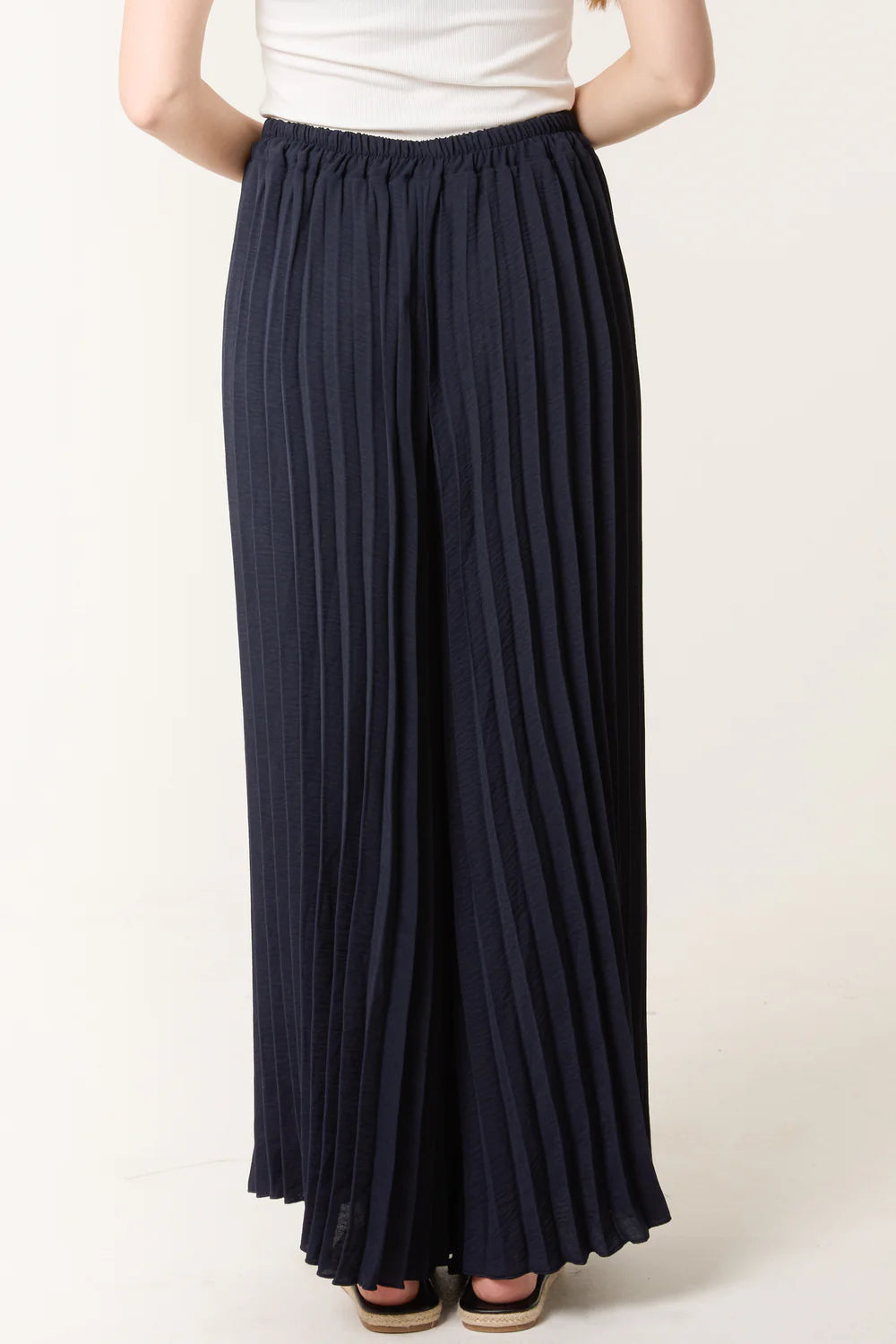 Nova of London Wide Leg Plisse Trousers