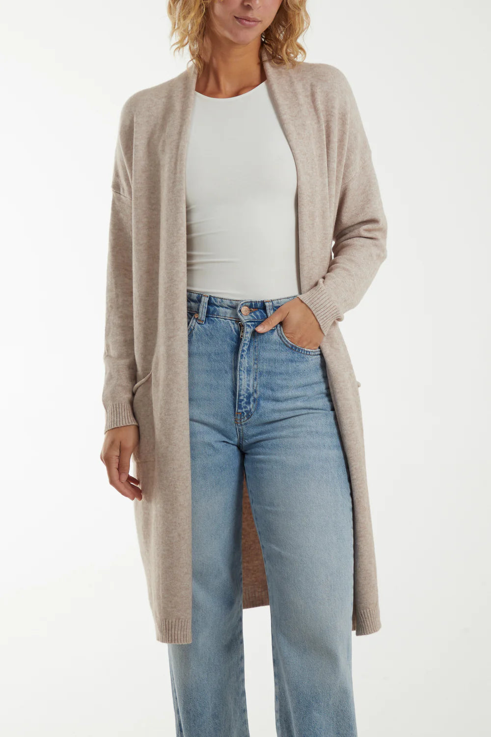 Nova of London Starred Back Long Cardigan