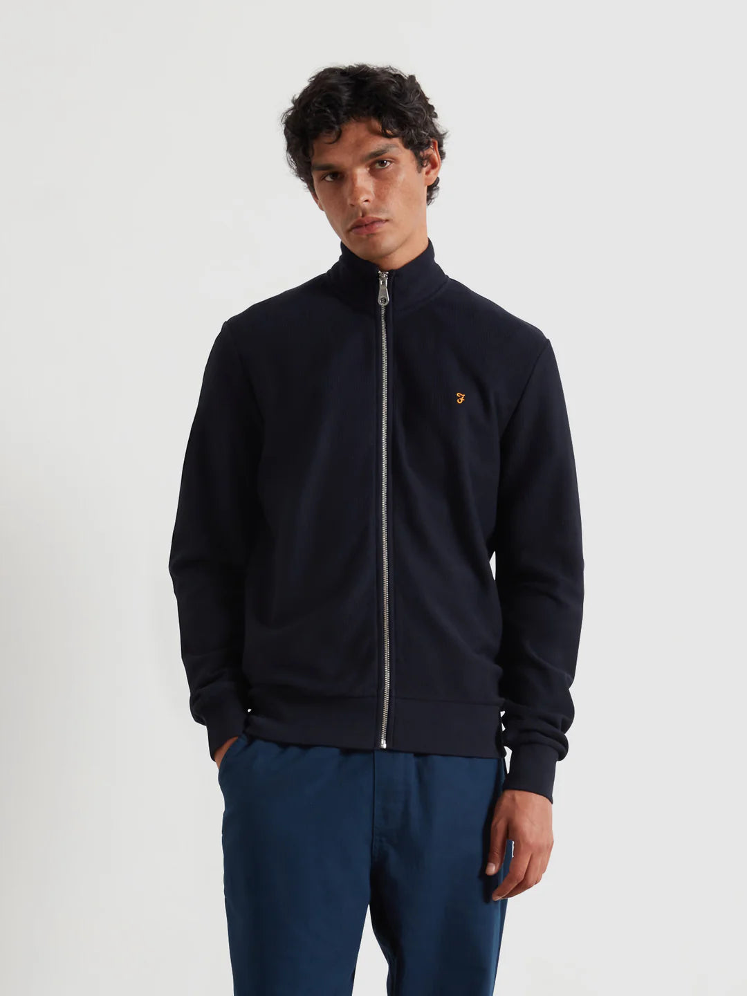 Farah Seaton Zip Through Sweatshirt