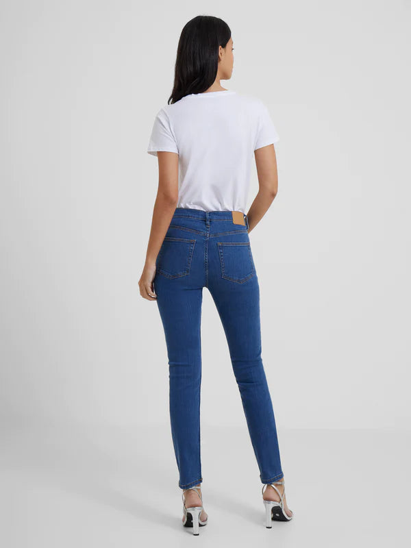 French Connection Rebound Response Skinny Jeans 30 Inch Mid Wash
