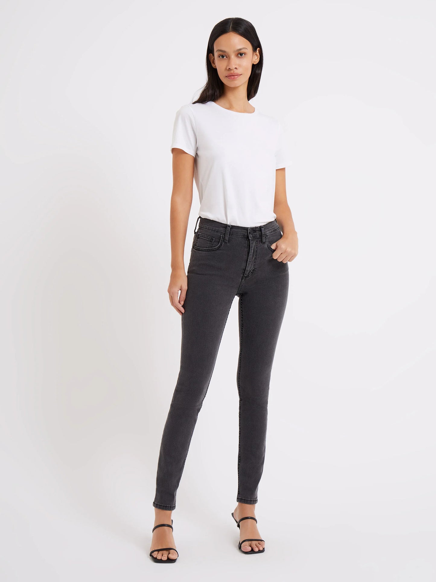 French Connection Rebound Skinny Charcoal Jeans