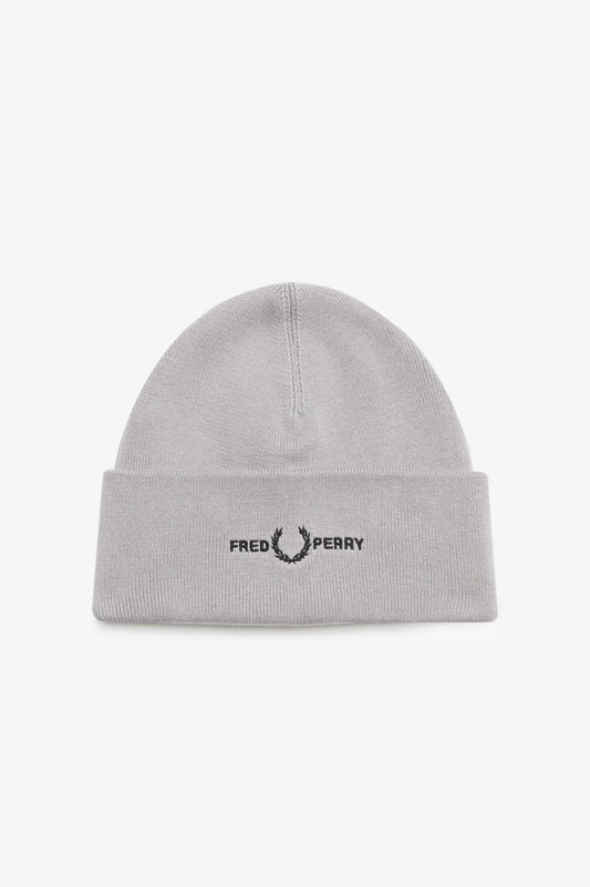 Fred Perry Graphic Beanie Concrete