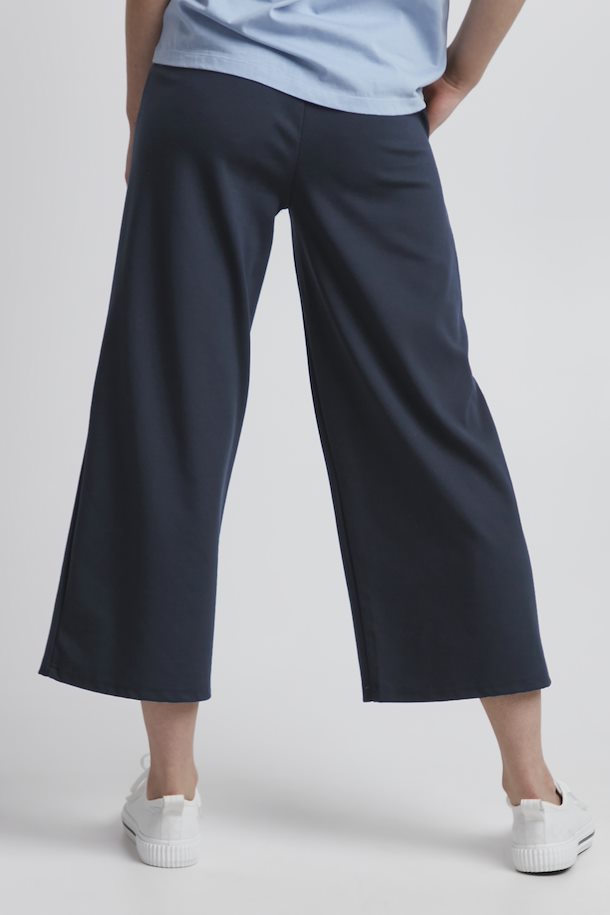 Ichi Ihkate Sus Ankle Length Wide Trousers