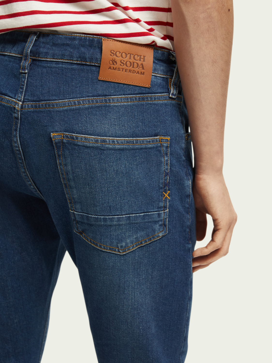 Scotch and Soda Ralston regular slim fit organic cotton jeans