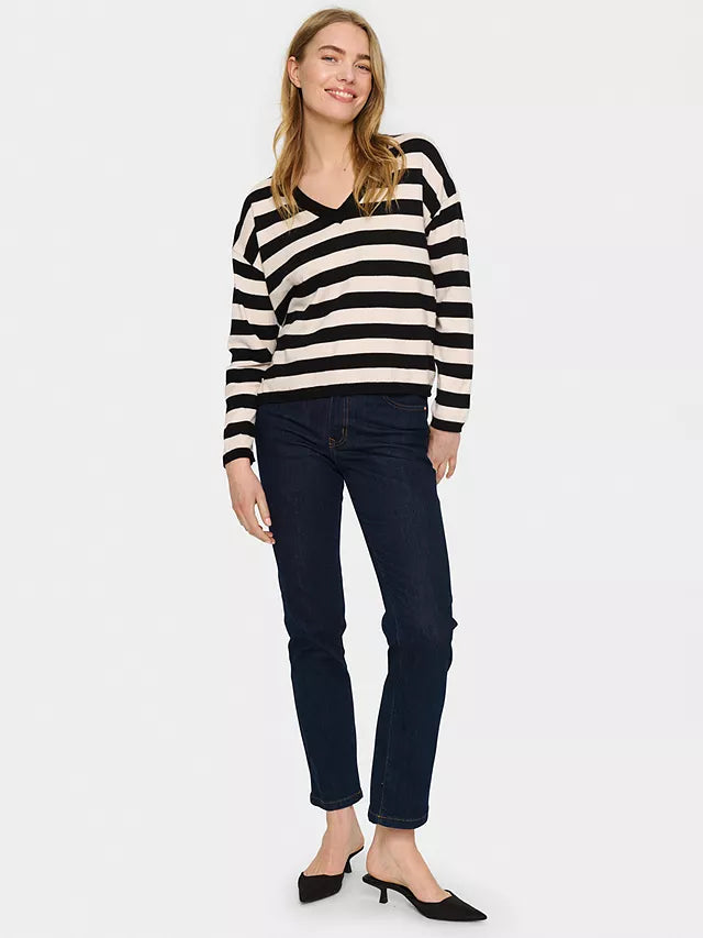 Saint Tropez Fikam V-Neck Jumper