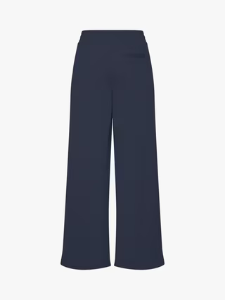 ICHI Kate Wide Leg Trousers, Total Eclipse