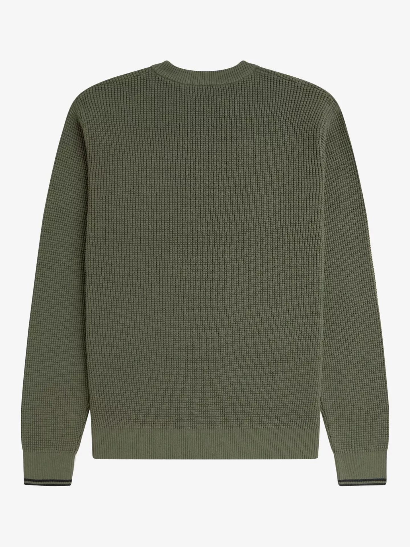 Fred Perry Waffle Stitch Cotton Jumper