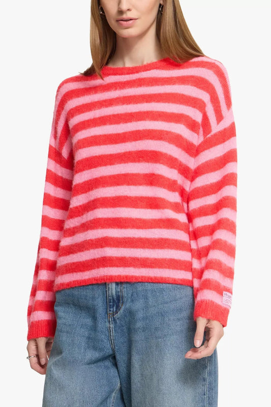 ICHI IhBlush Striped Jumper