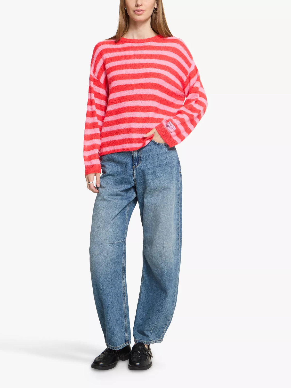 ICHI IhBlush Striped Jumper