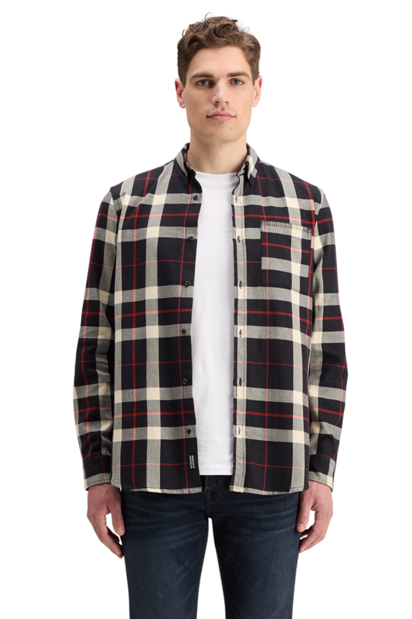 Scotch & Soda Herringbone Check Shirt