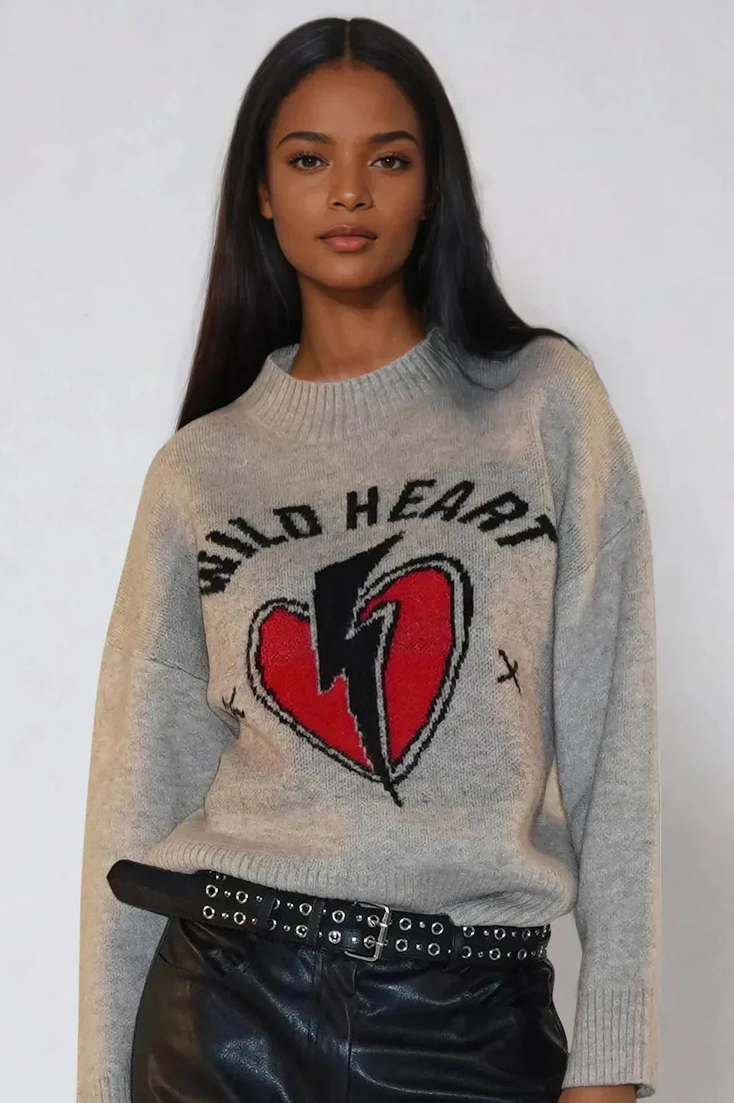 Religion Wild Heart Jumper Beige