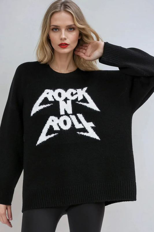 Religion Revolution Jumper Black