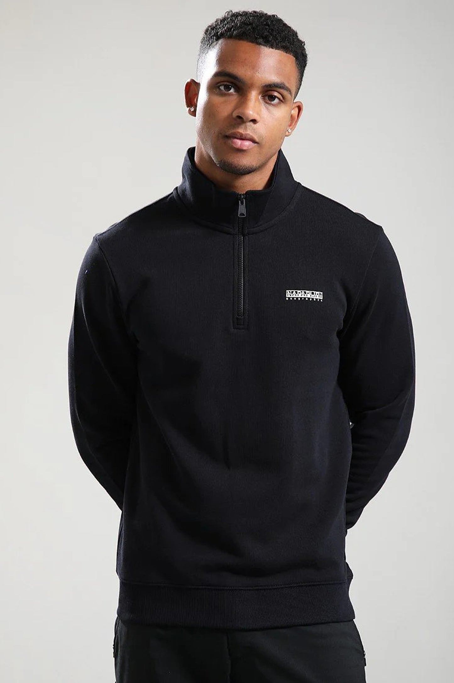 Napapijri B-Small Box Half Zip Black Beauty