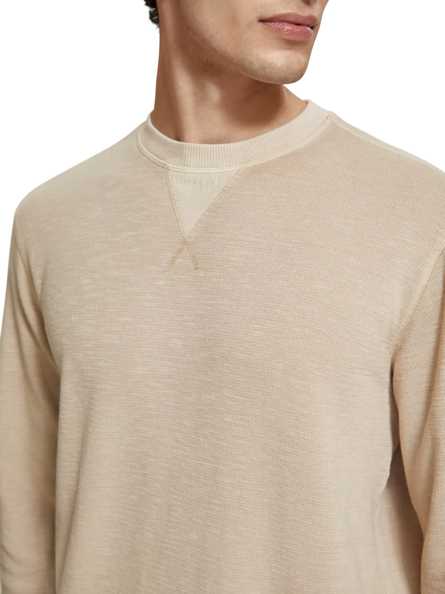 Scotch & Soda Garment-dyed crewneck sweatshirt