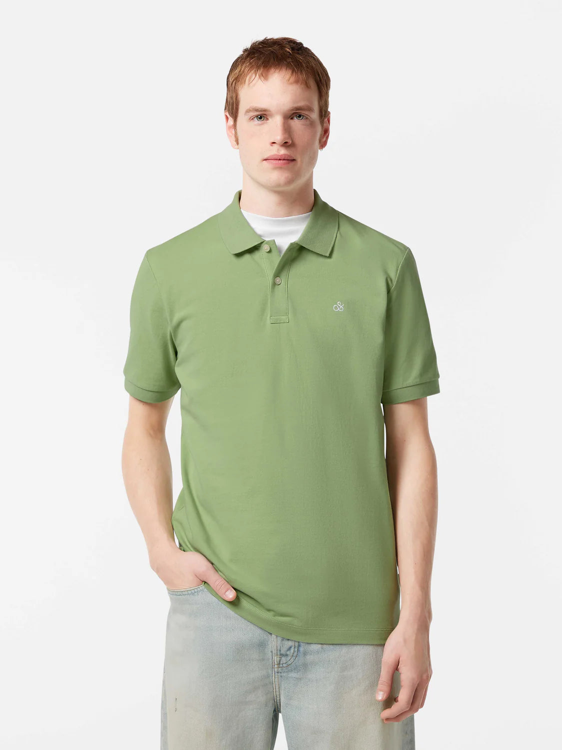 Scotch and Soda Cotton Pique Regular Fit Polo