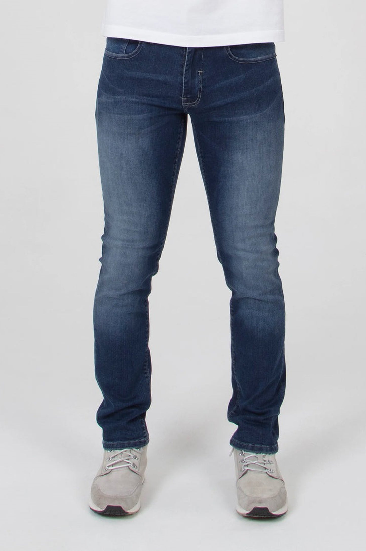 Mish Mash Slim Fit Hyper Flex Mid Sandblast Jeans