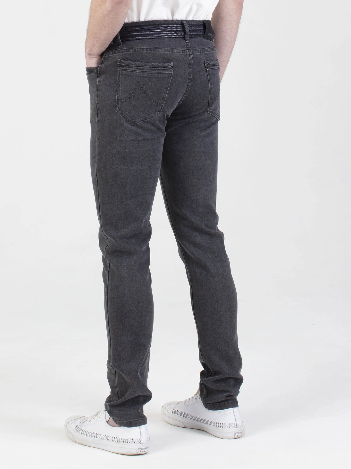 Mish Mash Slim Fit Mid Stretch Brushed Denim Hawker Grey Jeans