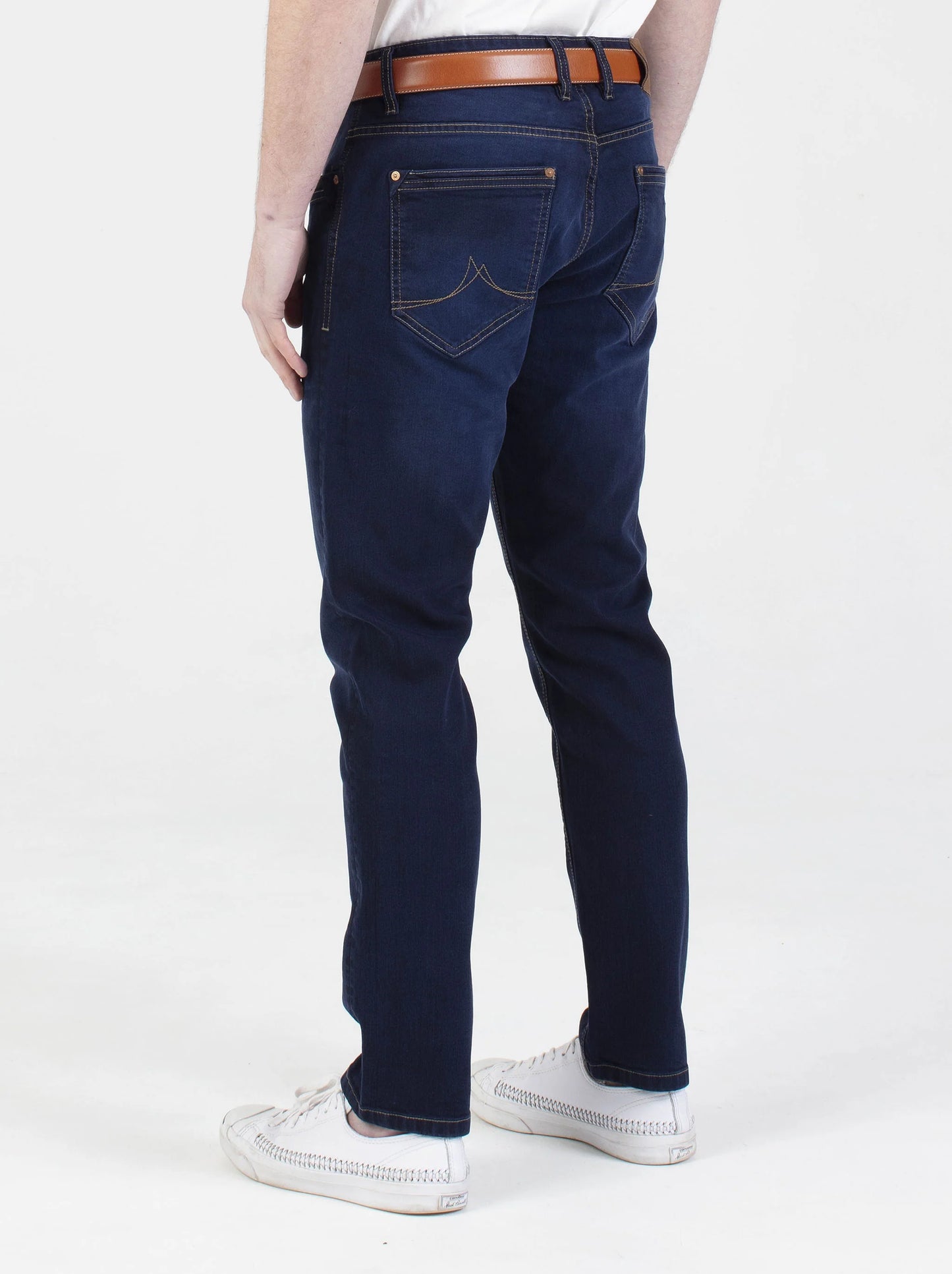 Mish Mash Tapered Fit Mid Stetch Alento Navy Jeans