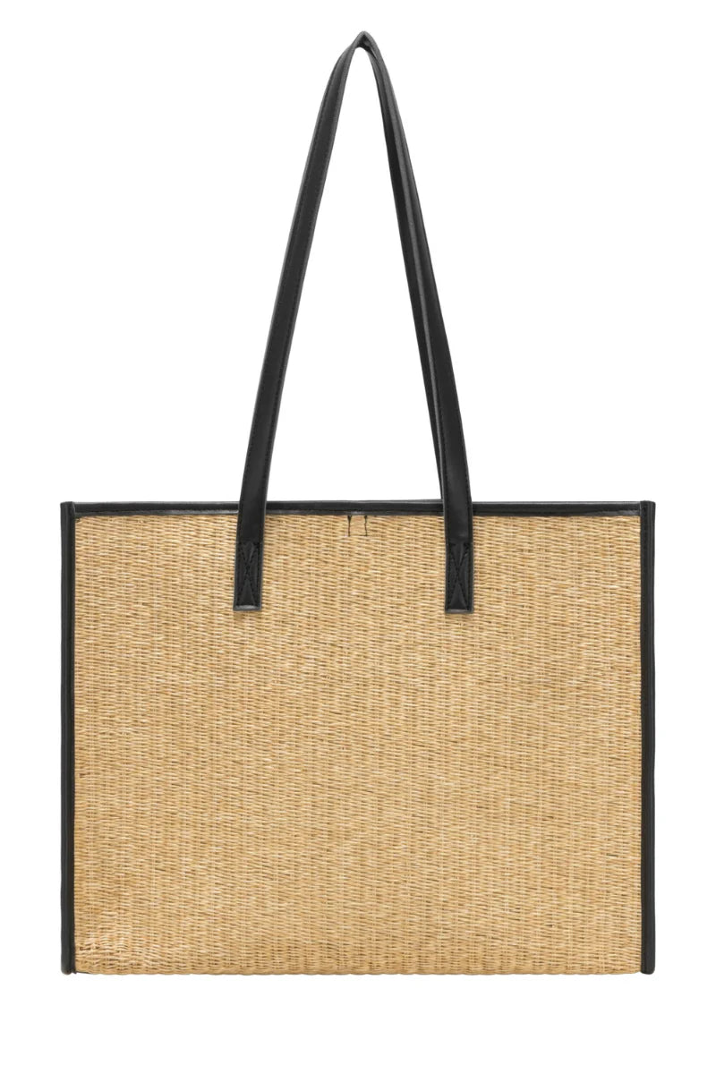 Every Other Straw Box Tote Bag