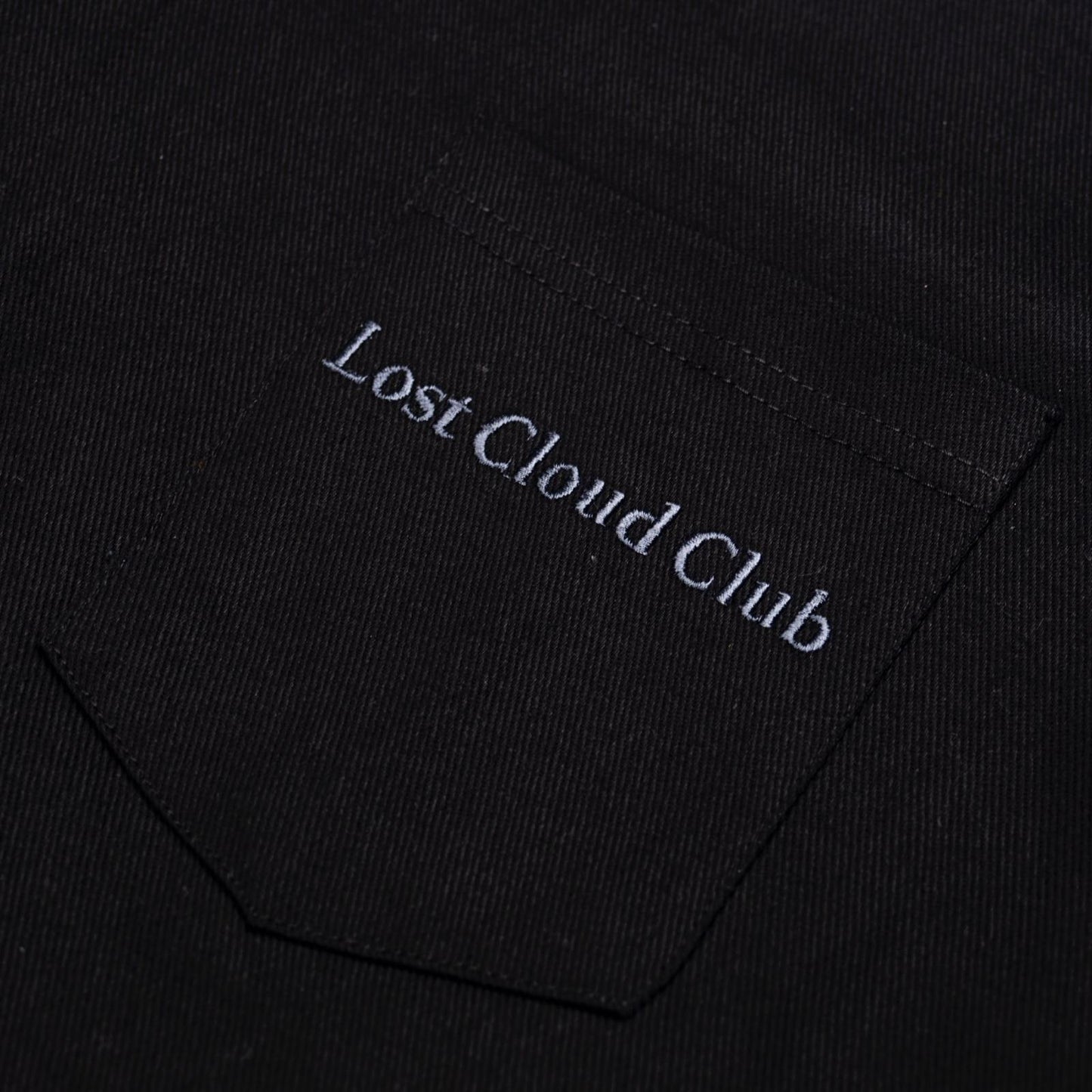 Lost Cloud Club Alto Heavyweight Polo in Black