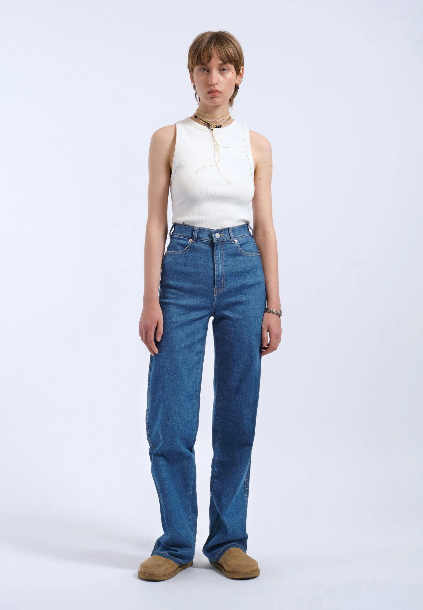 Dr. Denim Moxy Straight - Vale Mid Plain