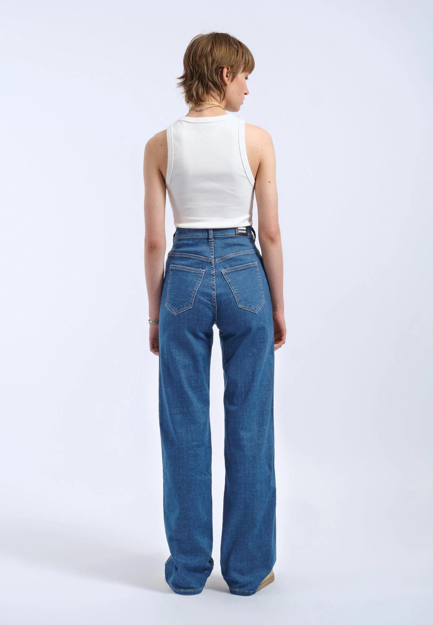 Dr. Denim Moxy Straight - Vale Mid Plain