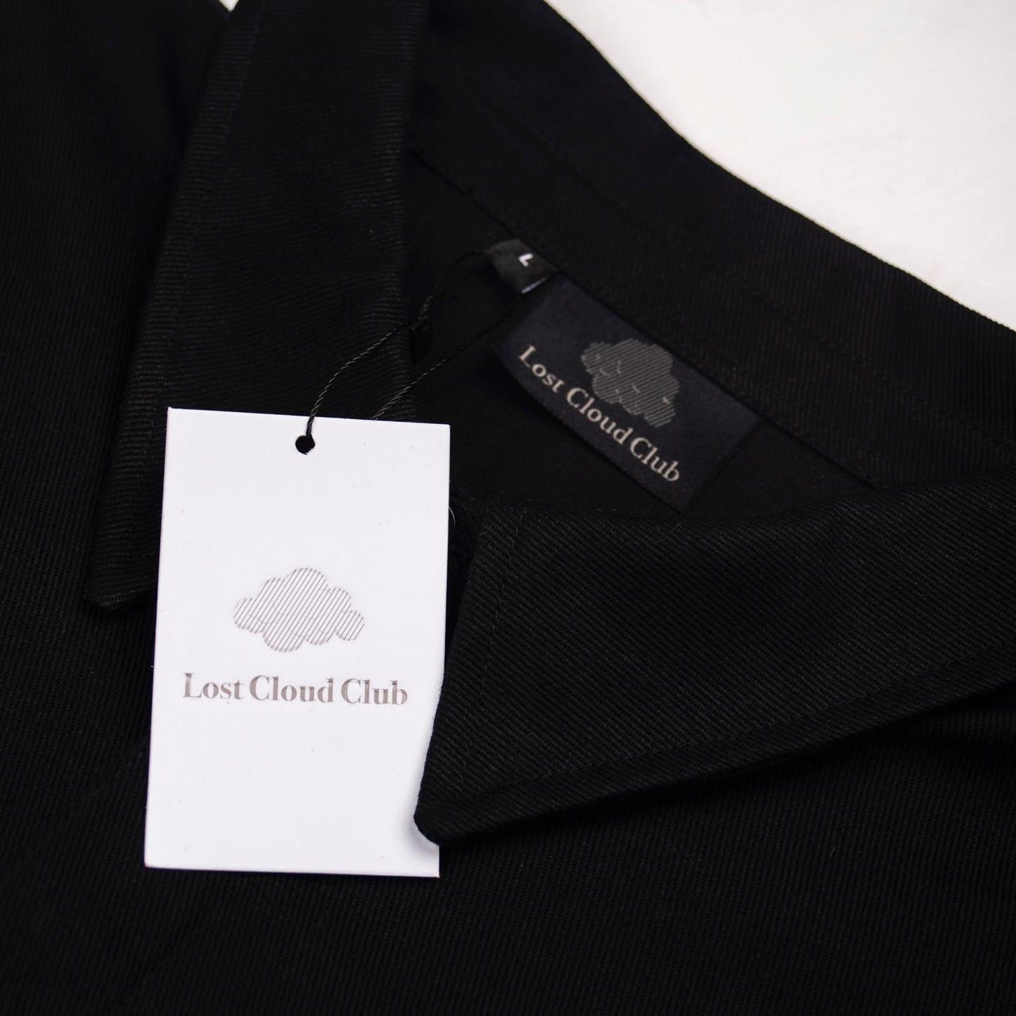 Lost Cloud Club Alto Heavyweight Polo in Black