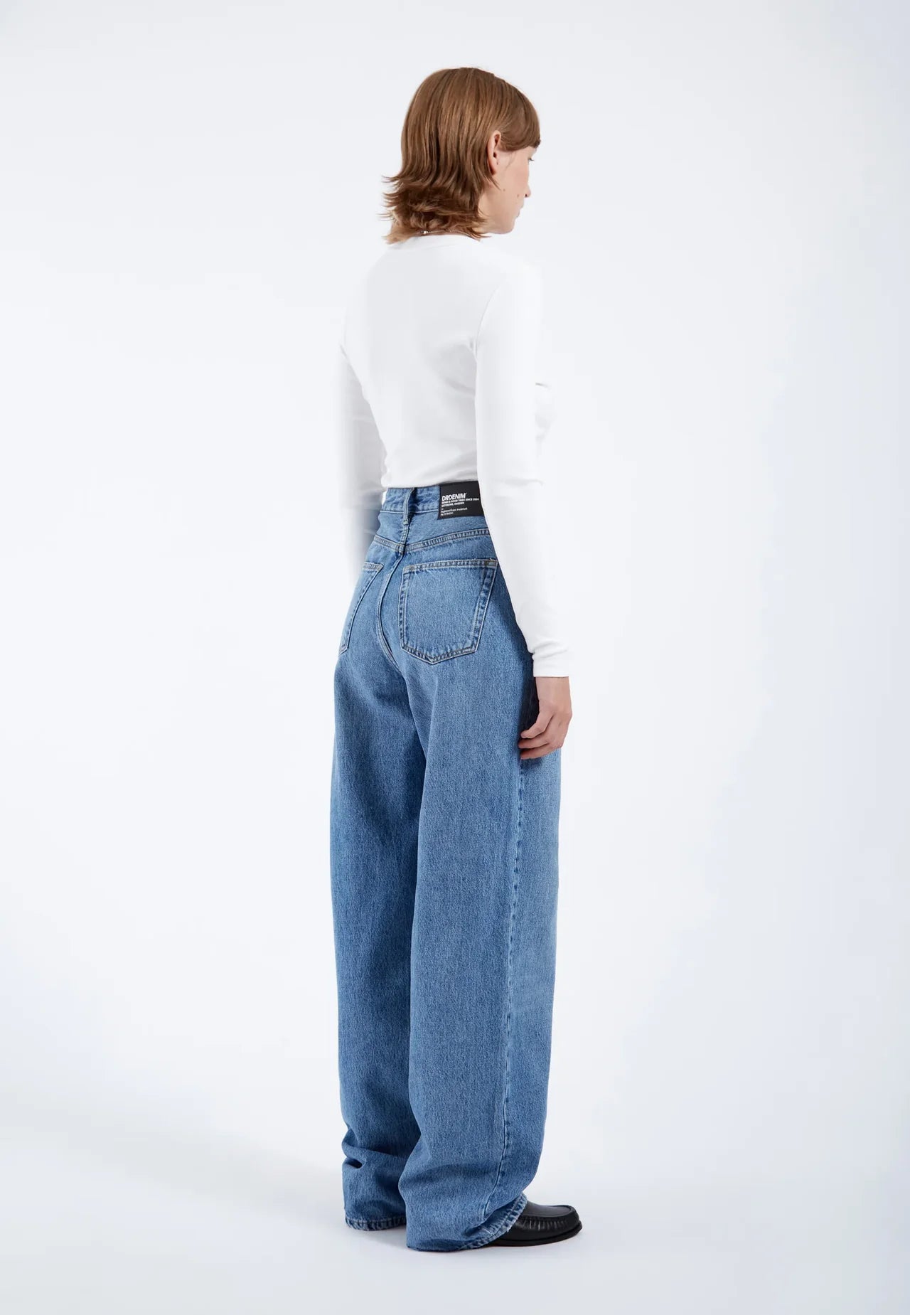 Dr. Denim Donna High Relaxed - Stream Sky Used