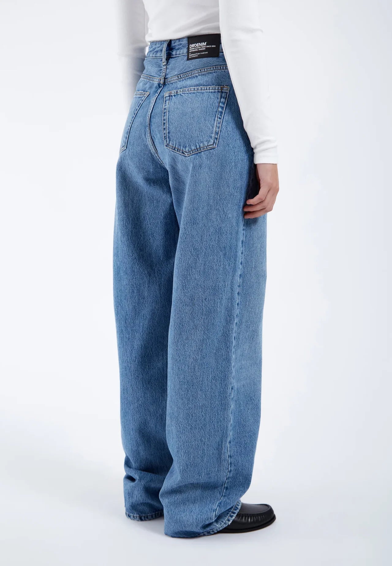 Dr. Denim Donna High Relaxed - Stream Sky Used
