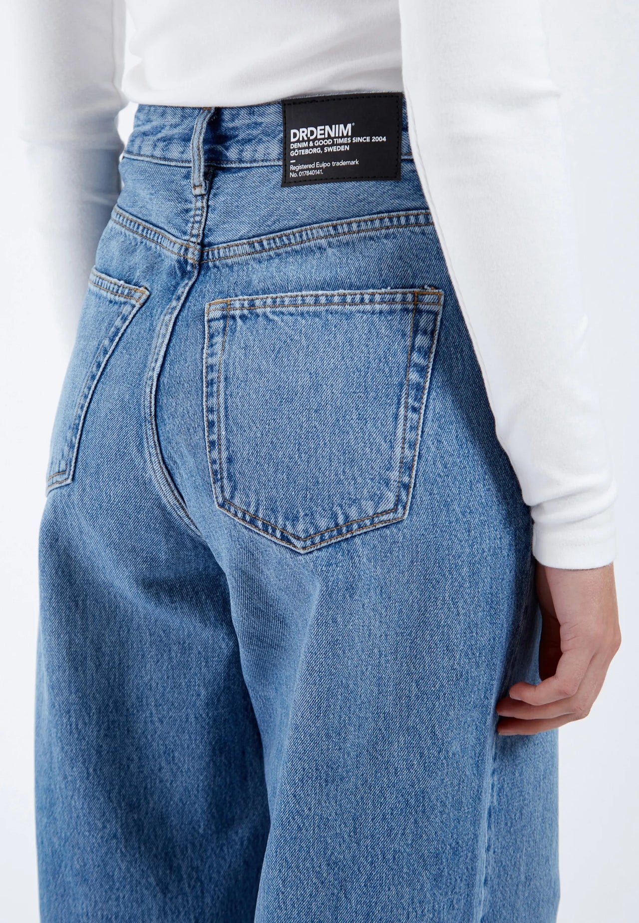 Dr. Denim Donna High Relaxed - Stream Sky Used