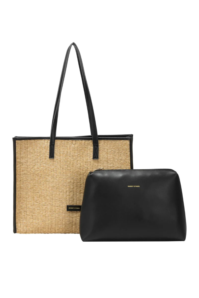 Every Other Straw Box Tote Bag
