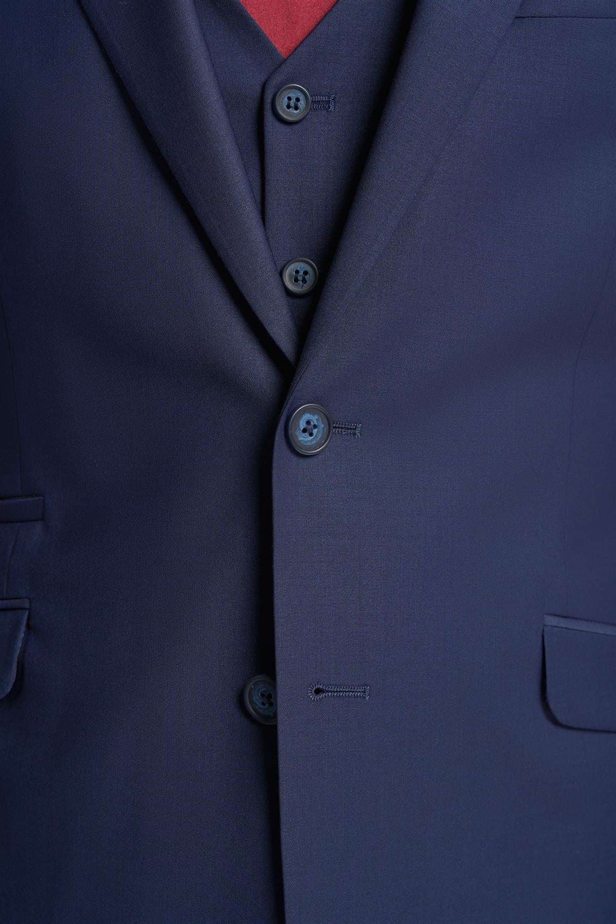 Cavani Bond Wool Rich Navy Blazer
