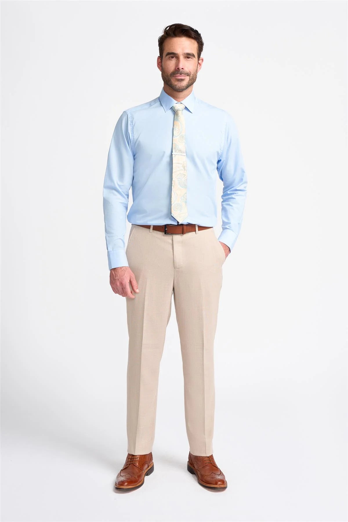 Cavani Miami Beige Trousers
