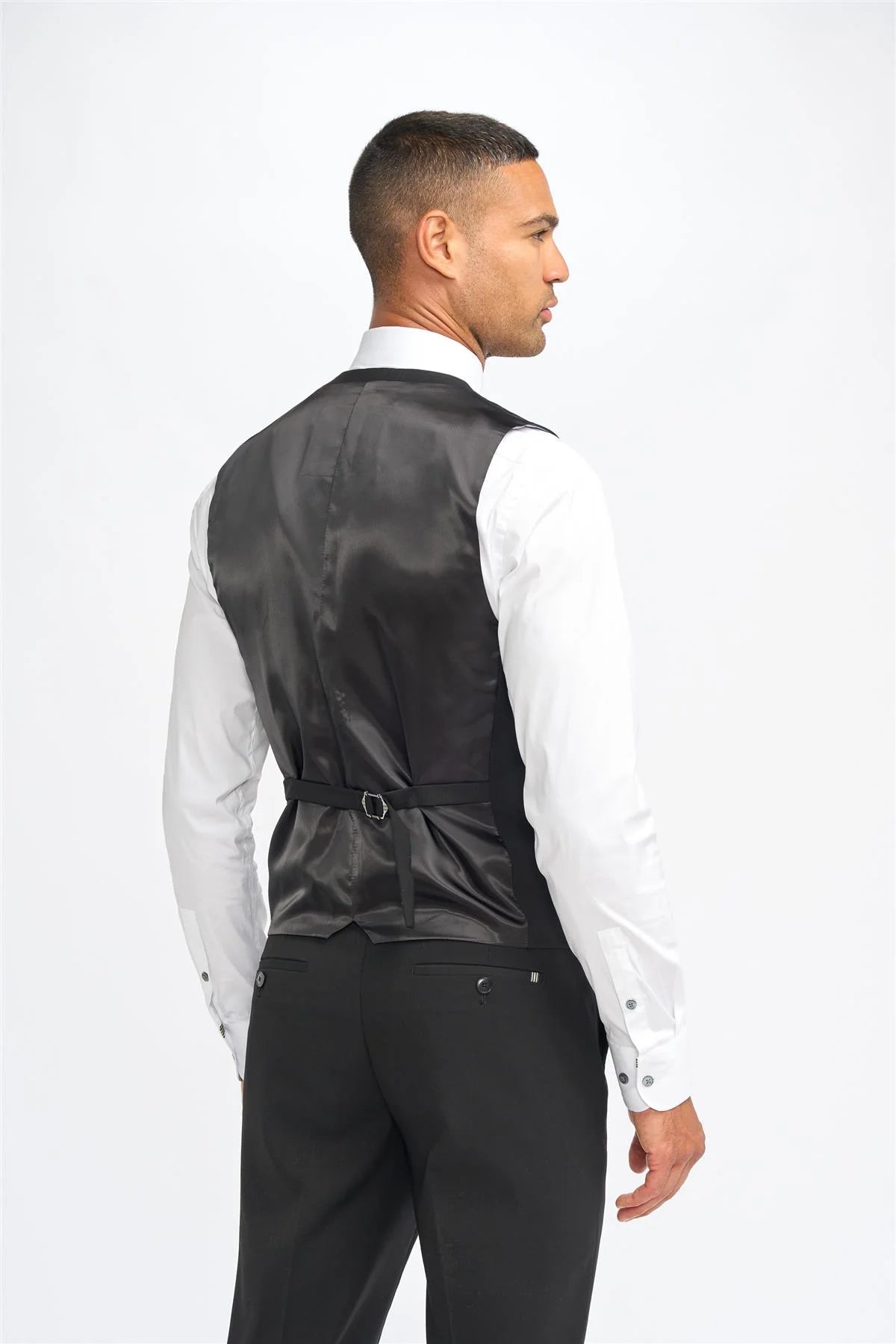 Cavani Malibu Black Waistcoat