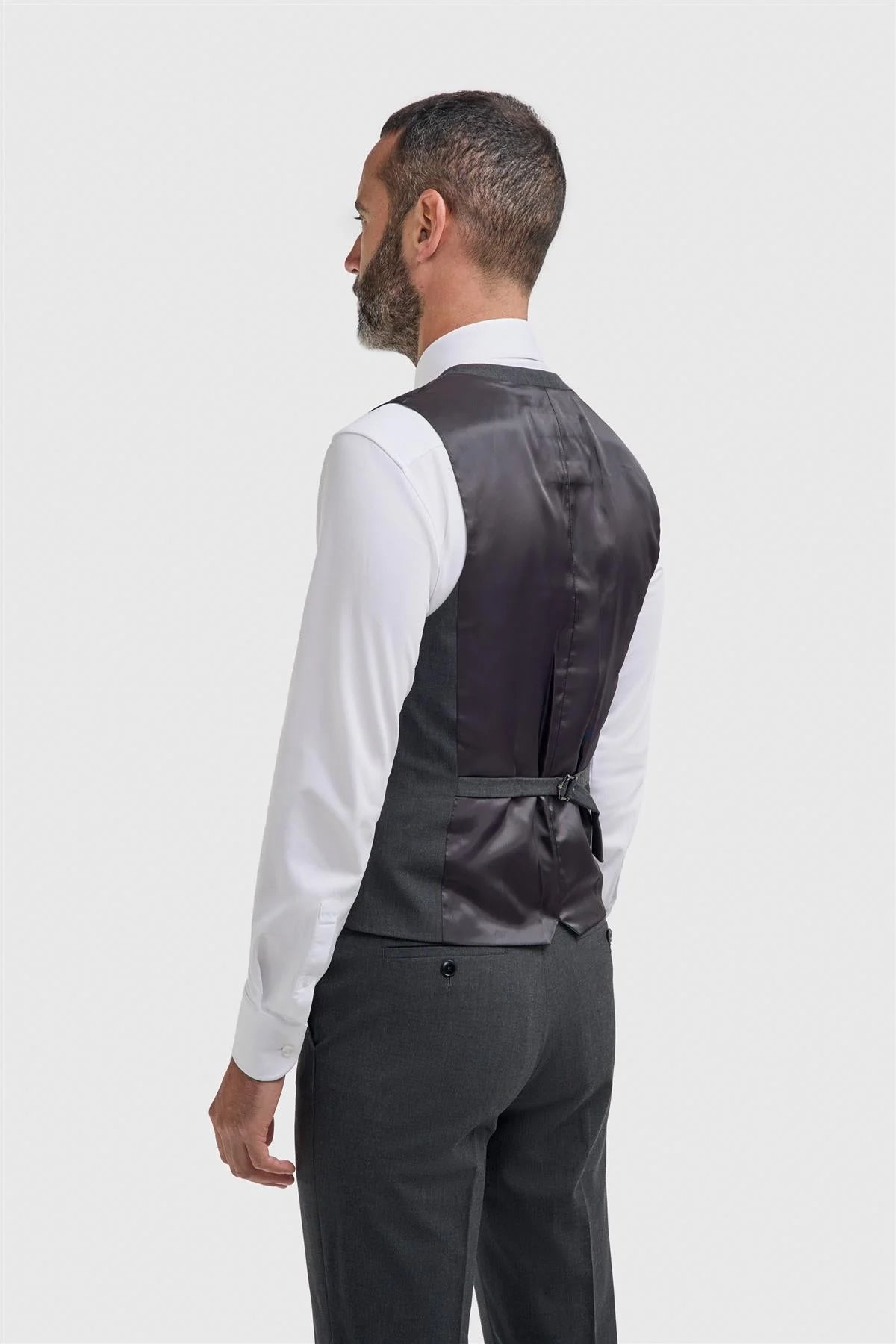 Cavani Malibu Charcoal Waistcoat