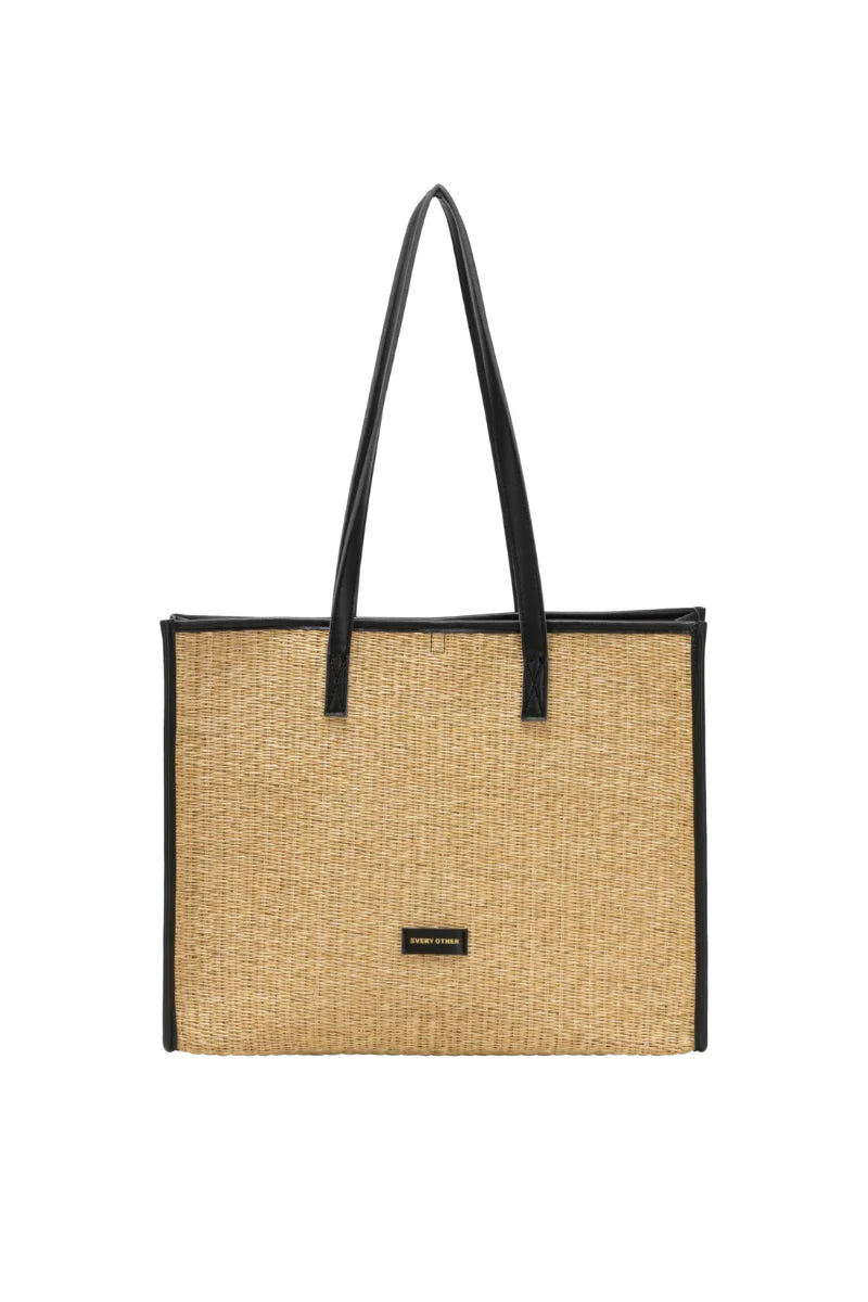 Every Other Straw Box Tote Bag
