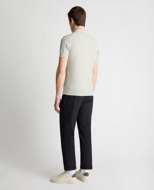 Remus Uomo Knitted Cotton Polo Shirt