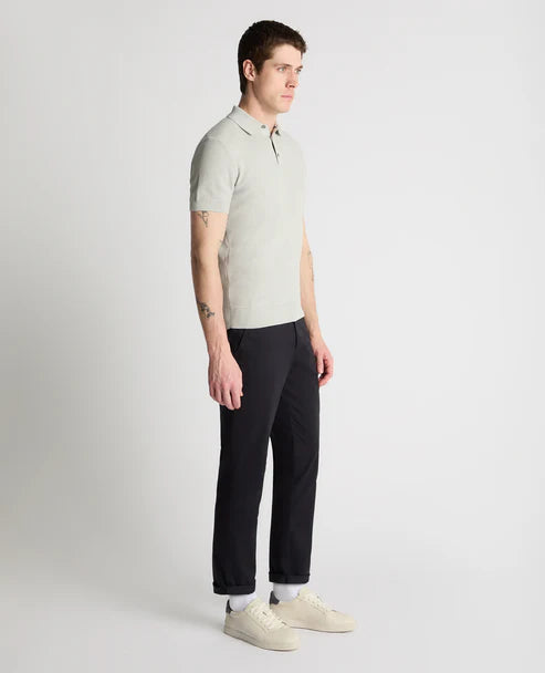 Remus Uomo Knitted Cotton Polo Shirt