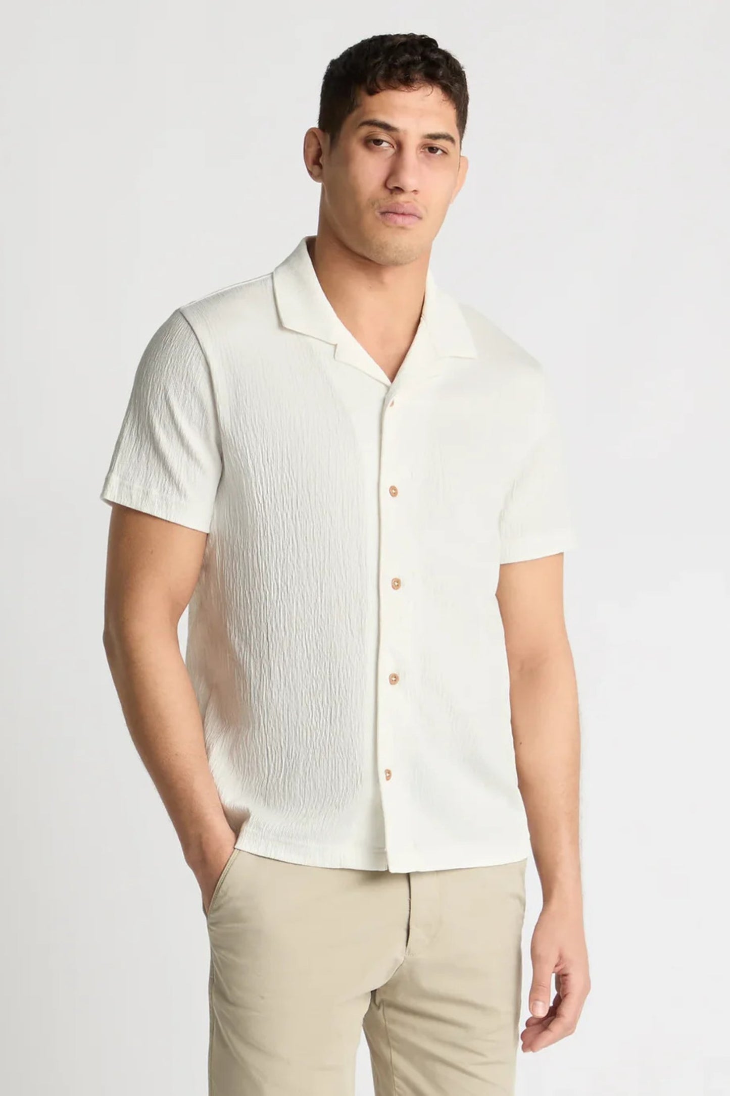 Remus Uomo Cuban Collar Jersey Shirt