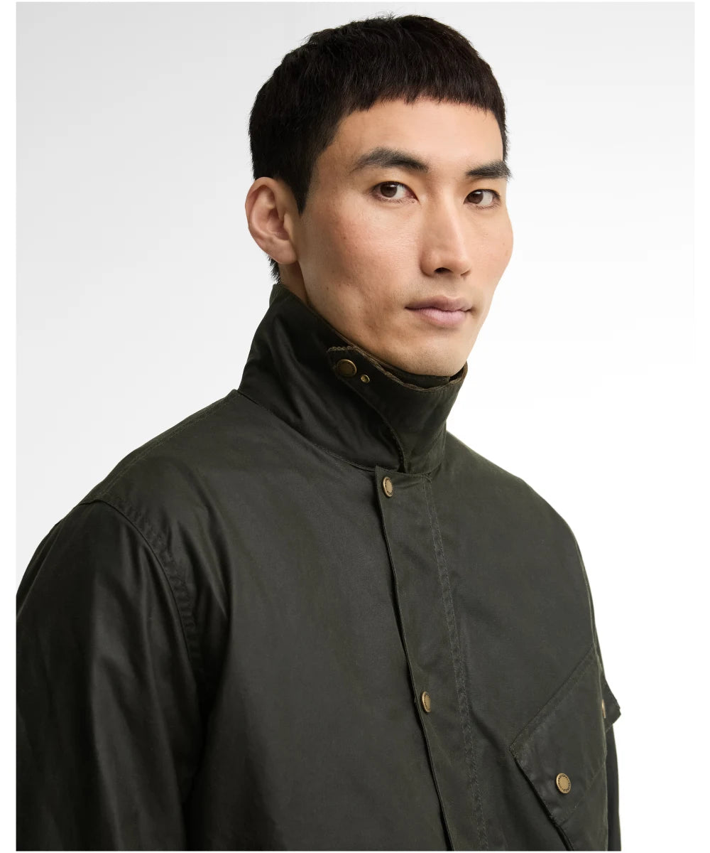 Barbour International Men's Brake Line Waxed Jacket
