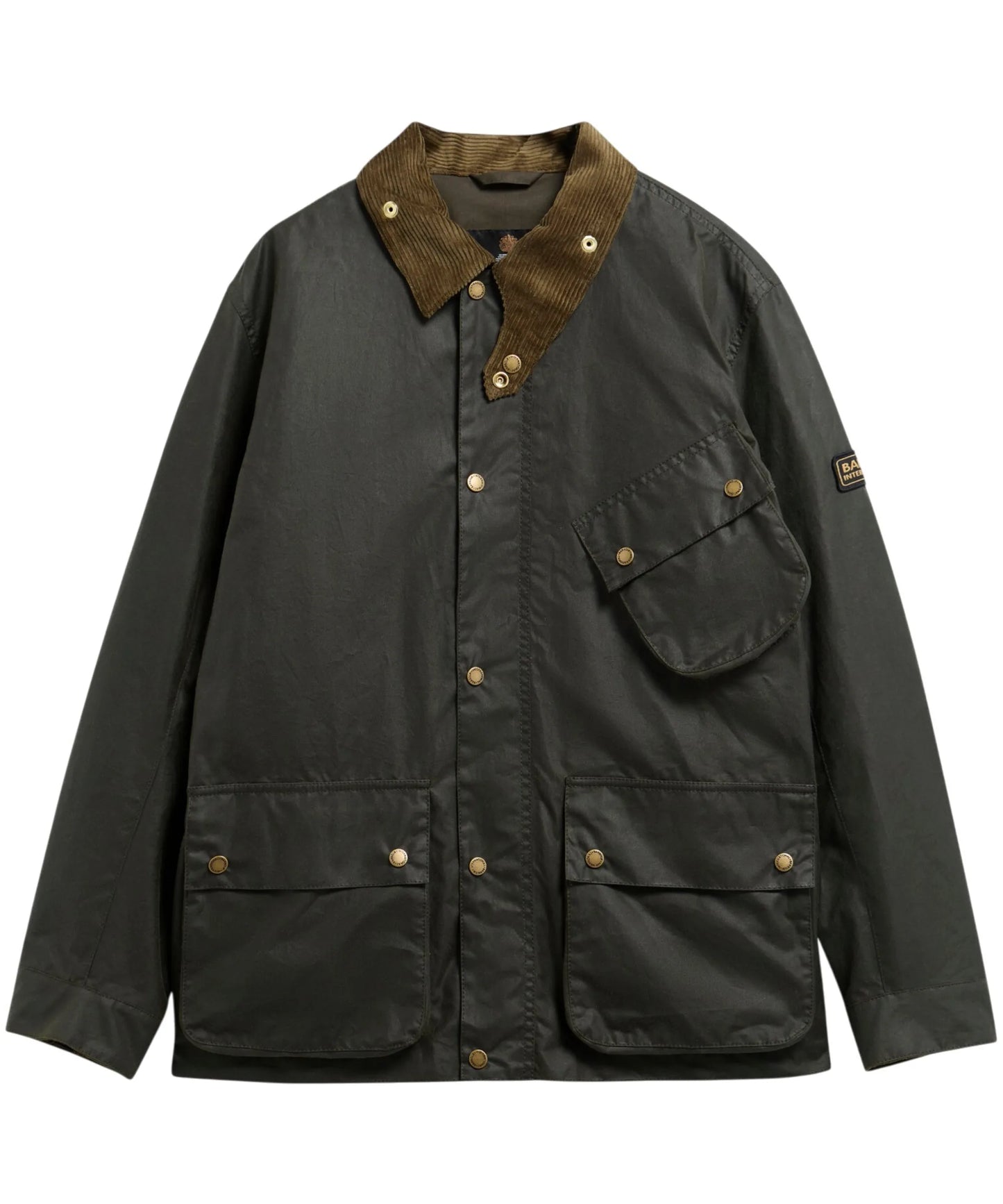 Barbour International Men's Brake Line Waxed Jacket