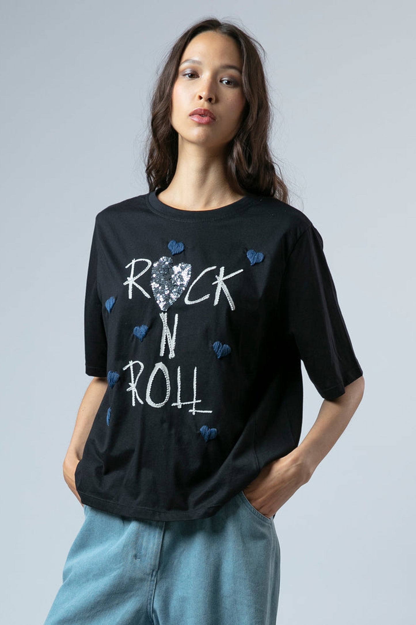 Religion Bella T-shirt Rock N Roll Black