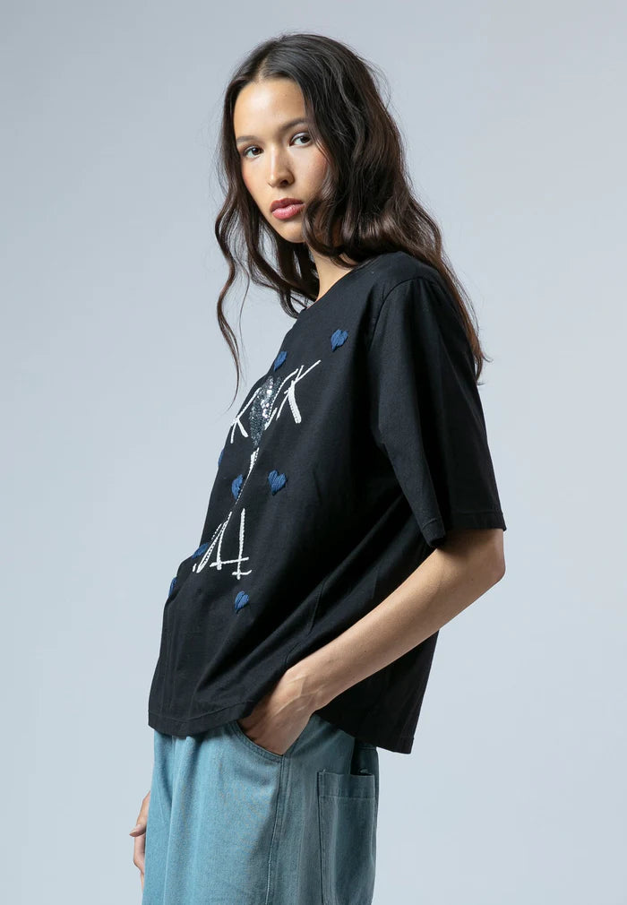 Religion Bella T-shirt Rock N Roll Black