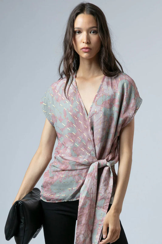 Religion Eline Top Pink & Grey