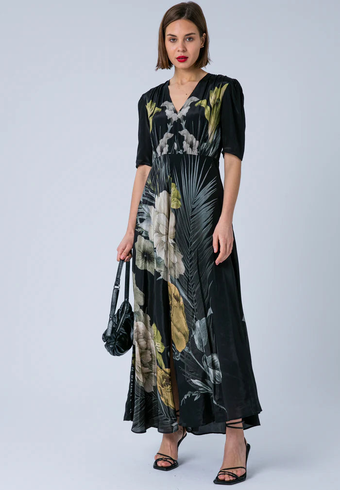 Religion Taylor Maxi Tea Dress Camellia Yellow