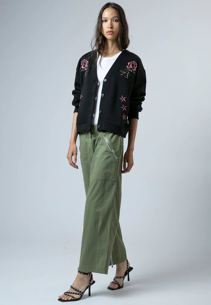 Religion Love Cardigan Black & White