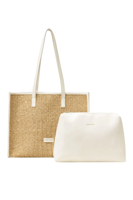 Every Other Straw Box Tote Bag