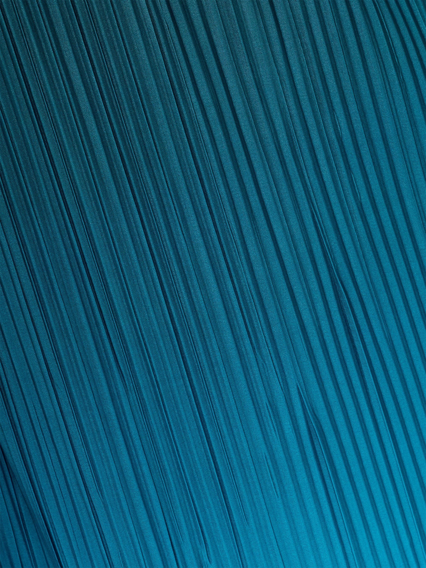 French Connection Xena Pleated Blue Ombre Column Midi Dress