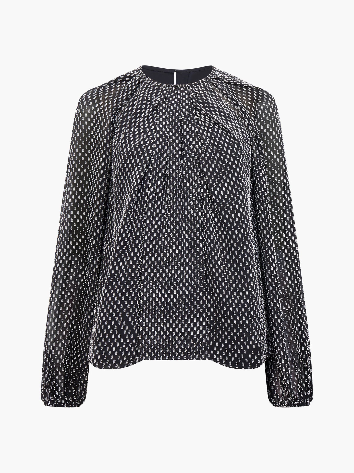 French Connection Stacey Dobby Twist Top