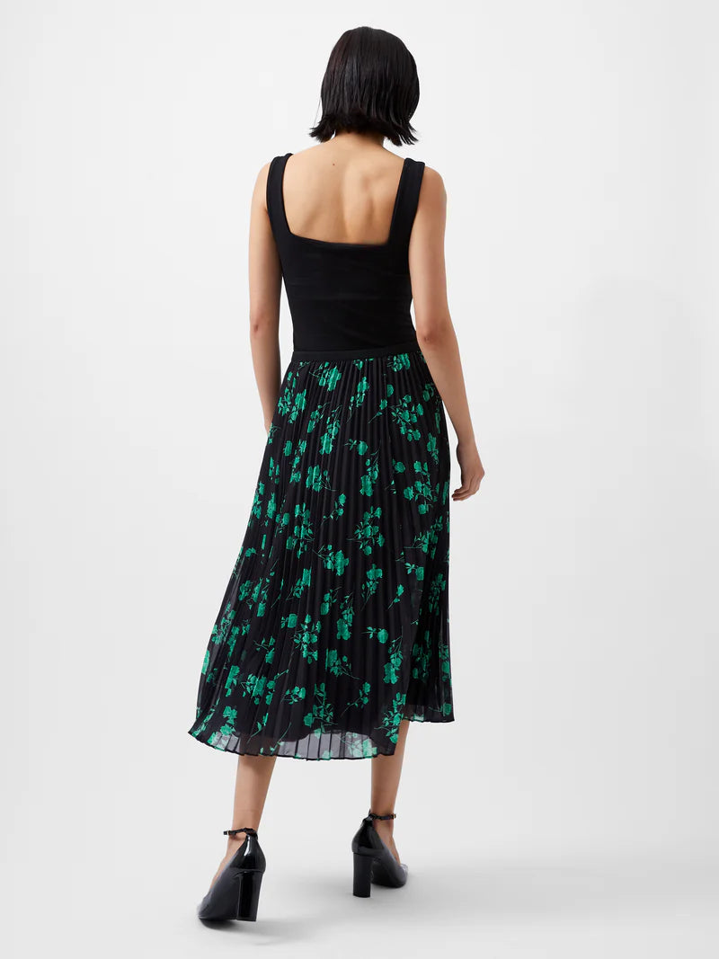 French Connection Alessandra Recycled Pleated Skirt